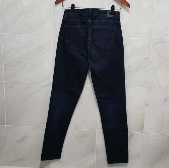 ECRU Darkwashed Straight Leg Demin Jean 27 - Picture 9 of 10